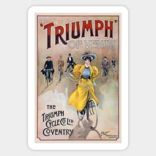 Triumph of Venus Vintage Poster 1900 Sticker